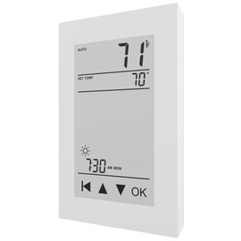 20 sqft Electric Floor Heating Mat Kit with Programmable GFCI Thermostat - Radiant Underfloor Heating System for Ceramic Tile, Stone - Sticky Mesh Heating Mat, Energy-Efficient Heated Bathroom Floor