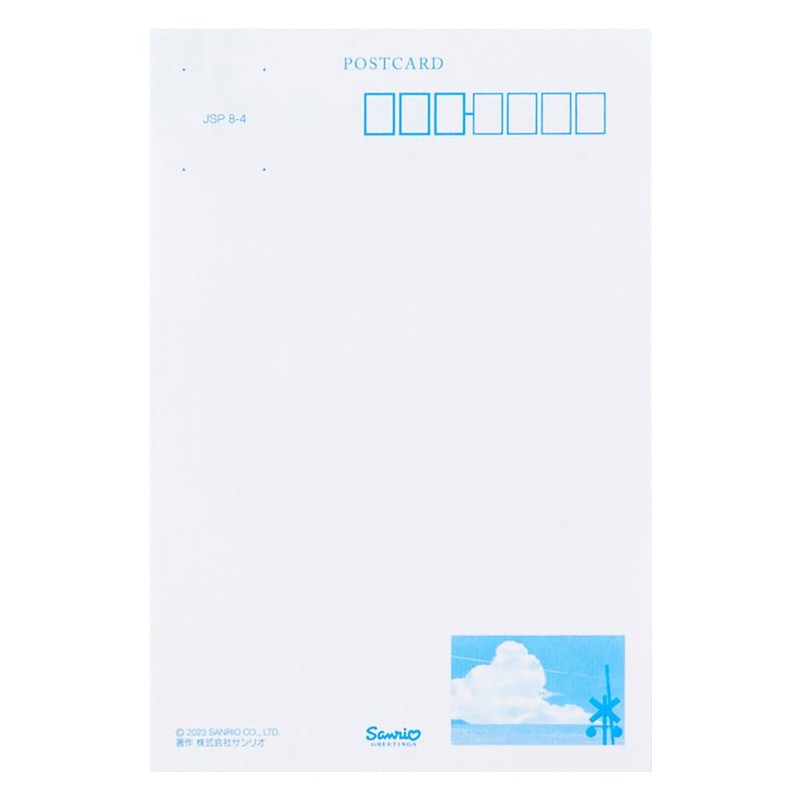 Sanrio JSP8-4 S4008 385492 Message Card Summer Postcard Summer Scene