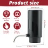 Electric Wine Decanter Aerator Dispenser,Rechargeable,One Button Smart Drink Decanter (Black)