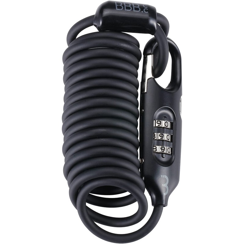 BBB Cycling BBL-56 CoilSafe Coil Bike Lock, Black
