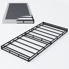 Vehowy 4 Inch Box Spring for Twin Bed,Twin Size Box Spring Only,Heavy Duty Mattress Foundation,Metal Bed Base,Non-Slip,Easy Assembly