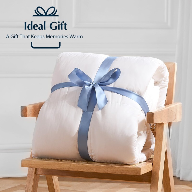 Pacific Coast Lightweight Goose Feather Down Fiber Comforters King Size,