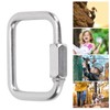 Chain Link Stainless Steel 4‑Corner Multifunctional Connection Buckle for Outdoor