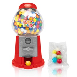 applife Gum Gasha Machine Red | Gum Bonus Refill Included Gum Gacha Gacha Gum Ball Gum Ready to Play Toy Piggy Bank Toy