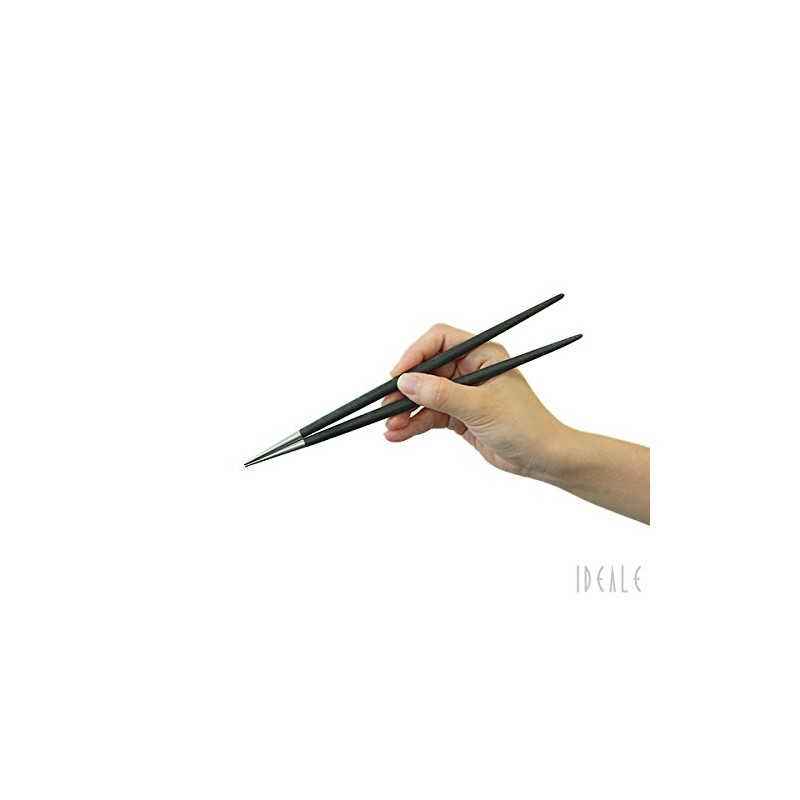 Cutipol GOA Black GO29 Chopsticks + Chopsticks Rest Set