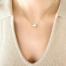 Cheer Necklace For Women, Dainty Cheerleader NecklaceGold Pendant Cheer Necklace Trendy Cheer Stuff Christmas Thanksgiving Birthday Jewelry Gift For Coach Cheerleader (Gold)