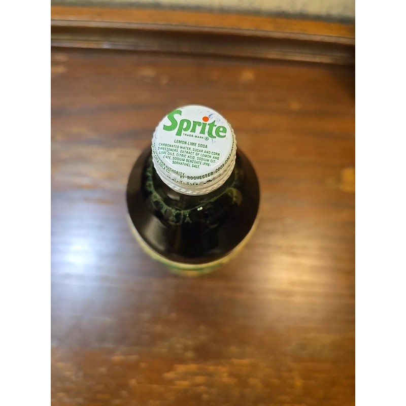 Sprite Vintage Foam Label Sprite Pint 16 oz Glass Bottle