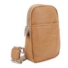 Sling Bag Shoulder Backpack Retro Zipper Multiple Compartments Widened Strap