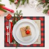 Toplive Christmas Placemats, Set of 6 Elegant Winter Table Mats