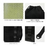 KiU K451-913 Double Mesh Drawstring Shoulder Bag, W-MESH DRAWSTRING SHOULDER