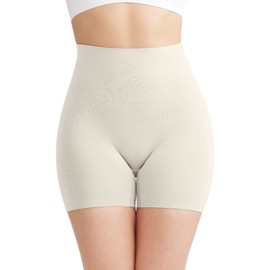 ESSENTIALS BY TUMMY TANK womens Seamless Shaping Short Thigh Shapewear, Nude, Large-X-Large US