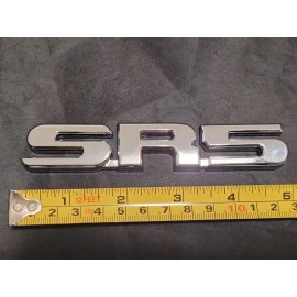 TOYOTA TACOMA SR5 EMBLEM 05-15 REAR TAILGATE CHROME BADGE 5 IN