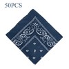LUNARUBBY 50PCS Bandanas, Multi Purpose Headband, Bandana Costume Party Headwear,