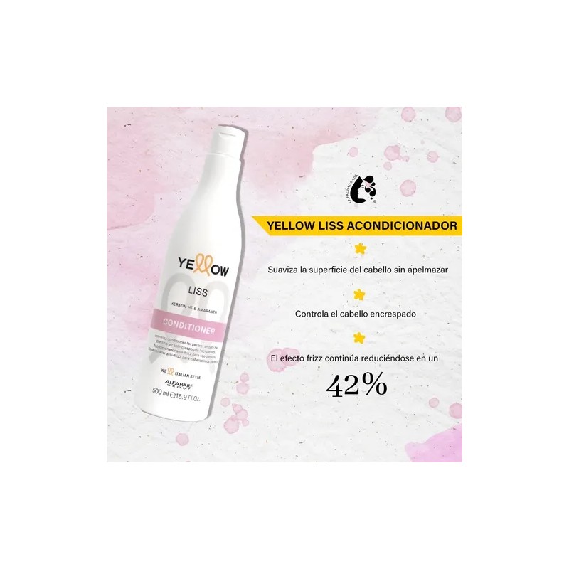 Yellow Liss Shampoo + Acondicionador + Multibenefit 500 Ml