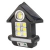 Solar Street Light House Shape ABS LED Motion Sensing Solar