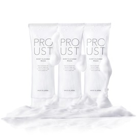Proust Body Cleanse Wash [Body Soap Developed by Wakiga Brand] Body Odor, Odor Care, Soap Scent, Moist and Smooth, Dense Foam, Cleanliness to Wash, Unique Formulation, Silver, Persimmon Tannin Extract