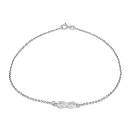 Tuscany Silver Women's Anklet Silver – 8.23.7195, Silver