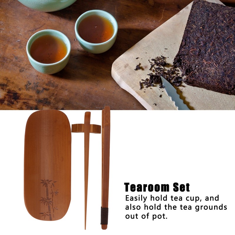4Pcs set Tea Scoop Set Bamboo Hand Made Carving Tea