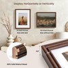 RICHFOCUS 8.5x11 Picture Frame, Natural Solid Walnut Wood Picture Frame
