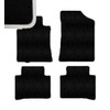 White Edge Custom Fit Front & Rear Carpet Floor Mats,