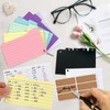 EOPUOZS Index Cards, Flashcard Box with 200 Colourful Thickened Lined