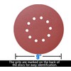 Tonmp 10 Pack 9-Inch 10 Hole 240 Grit Drywall Sandpaper
