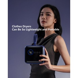 Portable Compact Clothes Dryer, Global Voltage Travel Dryer, Unique Design with 4 Drying Modules, 36-Decibel Silent design, Quiet Efficient Portable Drying System for Home, Travel & Dorm