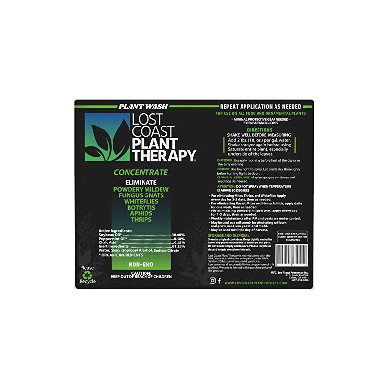 Plant Therapy Lost Coast Organic Natural Plant Protection Concentrate -