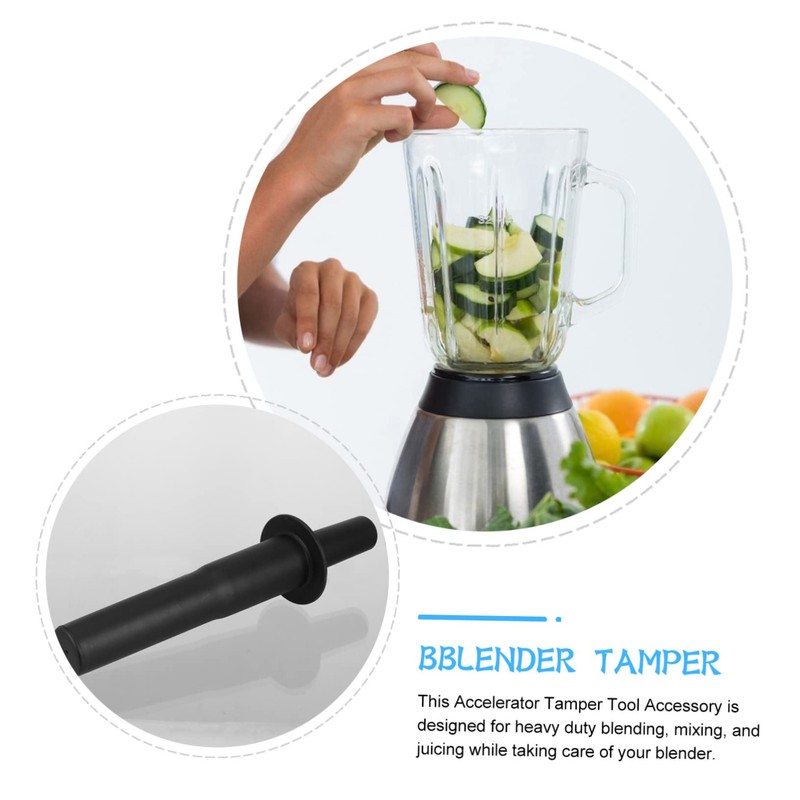 Zerodeko 1Pc Replacement Tamper Stick Tool for Accessory for Smoothies
