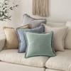 MIULEE Decorative Throw Pillow Covers Neutral Linen Fringe Throw Pillows