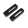 Passenger 3/4" Floorboard Extension Kit Fit Harley Touring 2010-2021 (Black)