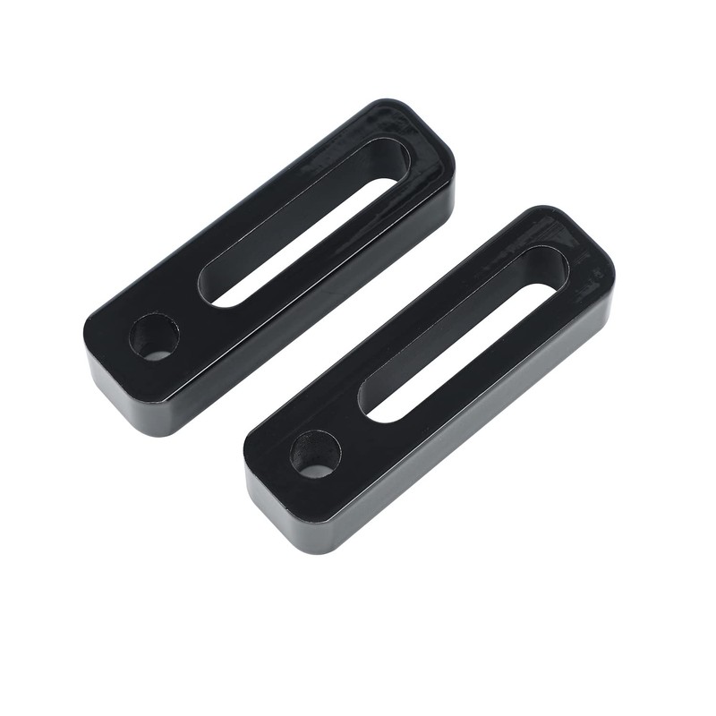 Passenger 3/4" Floorboard Extension Kit Fit Harley Touring 2010-2021 (Black)