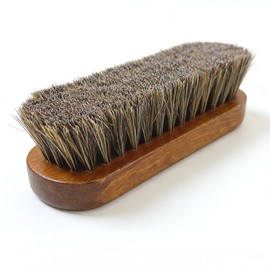 QIANSSE Premium Horsehair Leather Brush