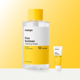 Manyo Factory Pure Soybean Cleansing Water Sensitive 500ml [+Foam 20ml] : Manyo Factory 마녀공장 퓨어 소이빈 클렌징 워터 센서티브 500ml [+폼20ml] : 마녀공장