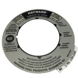 Hayward Multiport Valve Position Label