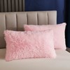 Yaoshuho Plush Fluffy Duvet Cover Queen Size Luxury Ultra Soft