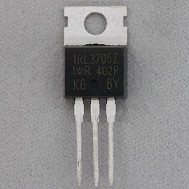 Bestol 10pcs 3705 IRL3705 MOSFET N-CH 55V 75A TO-220AB