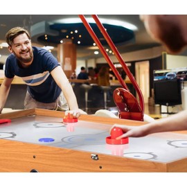 4-Pack 3.25-Inch Air Hockey Pucks - Professional, Durable Pucks for Large Tables - Compatible with Standard Pushers and Goals - Best Air Hockey Accessories for Fun and Entertainment by INSCOOL