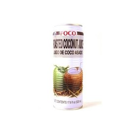 foco roasted coconut juice (jugo de coco asado) - 17.6fl oz [6 units] (016229902933)