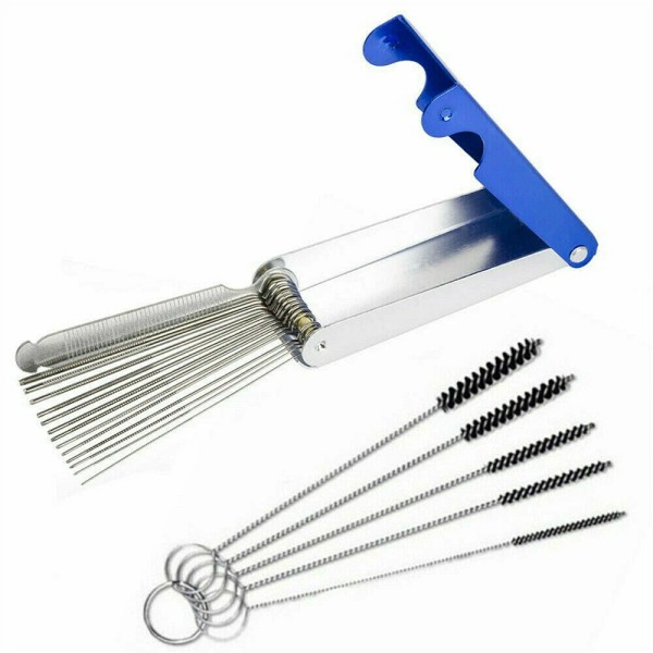 SHENKENUO Stainless Carburetor Carb Cleaning Jet Cleaner Kit Tool Set