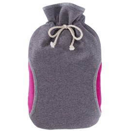 Hugo Frosch Eco Hot Water Bottle 2.0 L with Muff Cover Pink