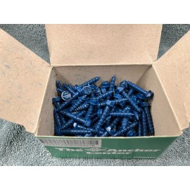 Hillman Concrete Screw Anchor Slotted Hex Head  1/4"x 1-1/4"  (100 Ct.)  by Hillman