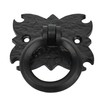 SKANDH Iron Door Knocker "Pug", Antique Black Powder Coated