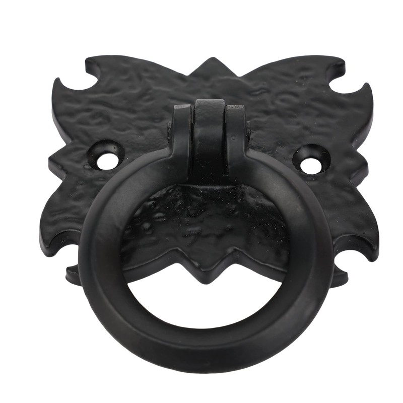 SKANDH Iron Door Knocker "Pug", Antique Black Powder Coated