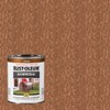 Rust-Oleum 239074-2PK Stops Rust Hammered Finish Paint, Quart, Copper, (Pack