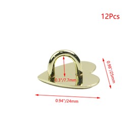 Pastlla 12Pcs Phone Charm Hook Adhesive Metal Phone Finger Grip Hook Cell Phone Ring Holder Stand for DIY Accessories (Heart Shaped, Golden)