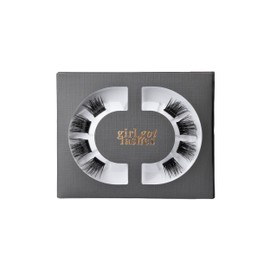 GirlGotLashes Mini Box Drama Edition No. 3 - Eyelash Extensions for Home - 1 Pair of Eyelashes - Lashes with 5-7 Days Hold - Vegan - Handmade