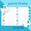 Small Address and Telephone Book with Alphabetical Tabs-Small Pocket Address