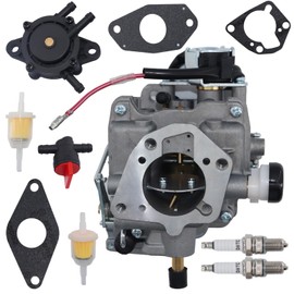 YJGZSVK Carburetor For Kohler Command CH20 CH22 CH25 CH26 Replaces 2485334 2485334-S 24-853-93-S 2405332 Fuel Pump Shut Cut Off Valve