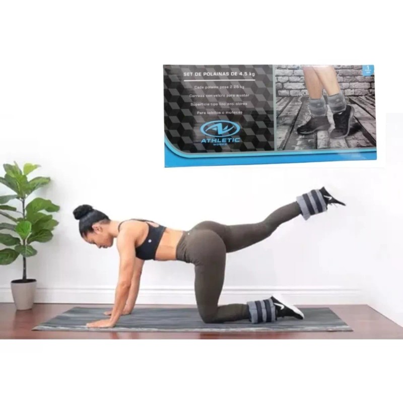 atlethic Polainas Tobillos Gluteos Pierna 4.5kg Unisex Envio Gratis